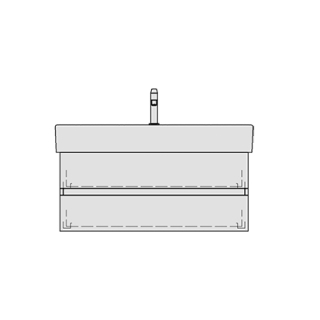 Unterbau LIVING CITY TORO 96,0 x 40,0 x 44,0 cm