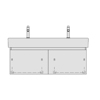 Unterbau MEMENTO TORO 114,0 x 40,0 x 44,0 cm