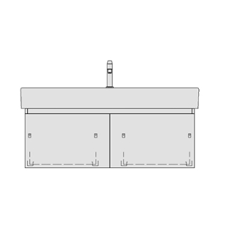 Unterbau MEMENTO TORO 114,0 x 40,0 x 44,0 cm