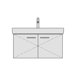 Unterbau MODERNA R TORO 77,0 x 45,0 x 38,0 cm