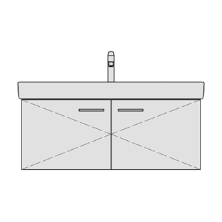 Unterbau MODERNA R TORO 97,0 x 45,0 x 38,0 cm