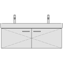 Unterbau MODERNA R TORO 117,0 x 54,0 x 38,0 cm
