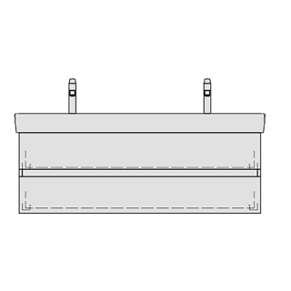 Unterbau MODERNA R TORO 117,0 x 50,0 x 38,0 cm