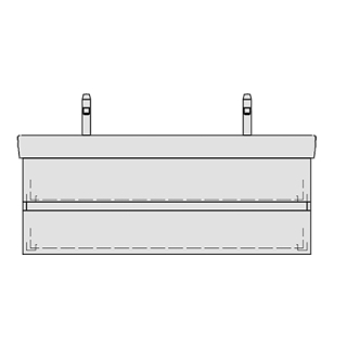 Unterbau MODERNA R TORO 117,0 x 50,0 x 38,0 cm