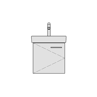 Unterbau MODERNA R ASINO 47,0 x 45,0 x 35,0 cm