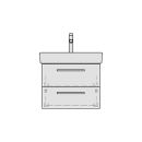Unterbau MODERNA R ASINO 55,0 x 50,0 x 38,0 cm