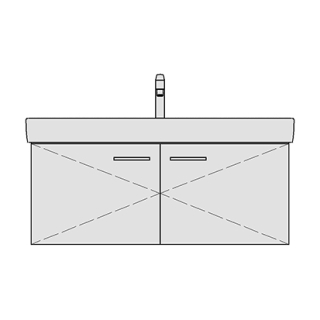 Unterbau MODERNA R ASINO 97,0 x 45,0 x 38,0 cm