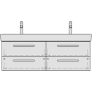 Unterbau MODERNA R ASINO 117,0 x 50,0 x 38,0 cm