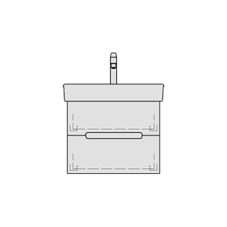 Unterbau MODERNA R LORO 55,0 x 45,0 x 39,0 cm