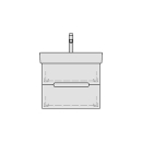 Unterbau MODERNA R LORO 55,0 x 45,0 x 39,0 cm
