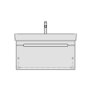 Unterbau MODERNA R LORO 77,0 x 40,0 x 39,0 cm