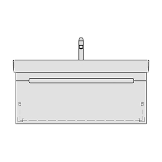 Unterbau MODERNA R LORO 97,0 x 40,0 x 39,0 cm