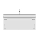 Unterbau MODERNA R LORO 97,0 x 40,0 x 39,0 cm