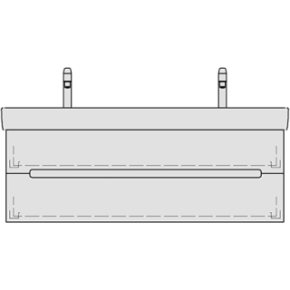 Unterbau MODERNA R LORO 117,0 x 45,0 x 39,0 cm