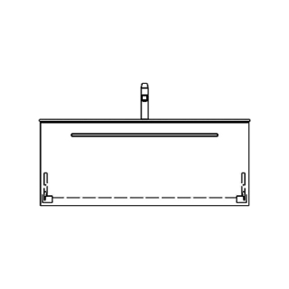 Unterbau VIVA RANA 99,0 x 40,0 x 47,0 cm