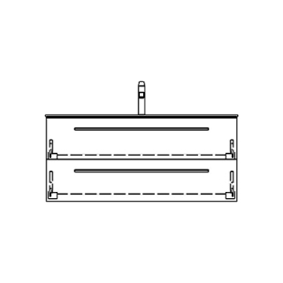 Unterbau VIVA RANA 99,0 x 40,0 x 47,0 cm