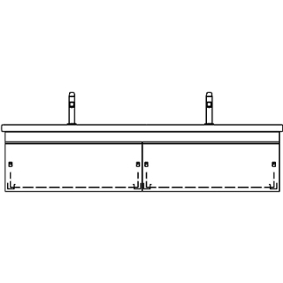Unterbau PALOMBA 156,0 x 40,0 x 48,1 cm