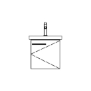 Unterbau SUBWAY 2 TORO 40,0 x 44,0 x 34,8 cm