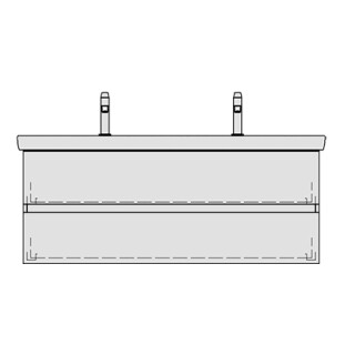 Unterbau SUBWAY 2 TORO 125,0 x 48,0 x 44,0 cm
