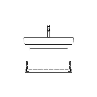 Unterbau PRO S RANA 66,0 x 40,0 x 43,5 cm