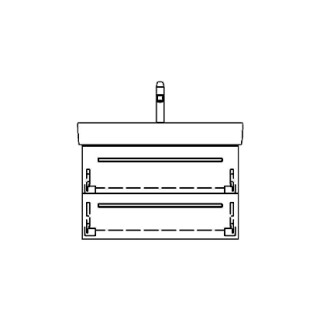 Unterbau PRO S RANA 66,0 x 40,0 x 43,5 cm