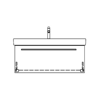 Unterbau PRO S RANA 101,0 x 40,0 x 43,5 cm