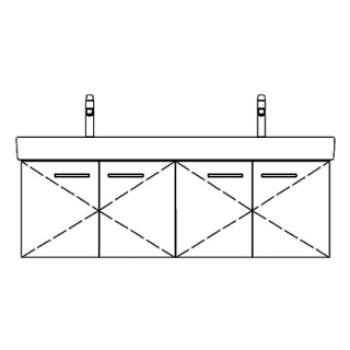 Unterbau PRO S ASINO 126,0 x 44,0 x 44,0 cm