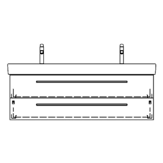 Unterbau PRO S ASINO 126,0 x 46,0 x 44,0 cm