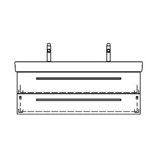 Unterbau PRO S ASINO 116,0 x 46,0 x 44,0 cm