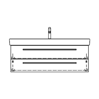 Unterbau PRO S ASINO 116,0 x 46,0 x 44,0 cm
