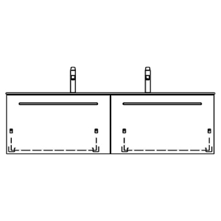 Unterbau STUDIO TORO 139,0 x 44,0 x 47,0 cm