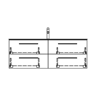Unterbau STUDIO RANA 119,0 x 44,0 x 47,0 cm