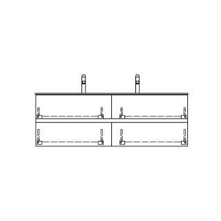 Unterbau STUDIO GATTO 139,0 x 48,0 x 47,0 cm