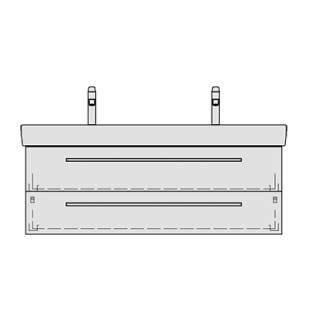 Unterbau PRO S TORO 116,0 x 46,0 x 44,0 cm