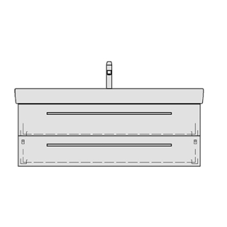 Unterbau PRO S TORO 116,0 x 46,0 x 44,0 cm