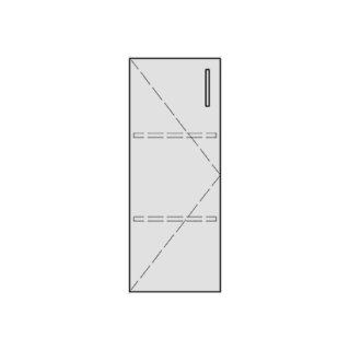Halbhochschrank ASINO 30,0-50,0 x 70,0-135,0 x