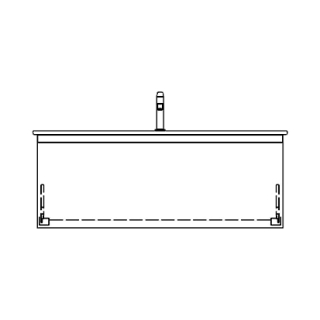 Unterbau ME BY STARCK GATTO 121,0 x 44,0 x 48,0 cm