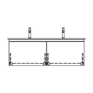 Unterbau ME BY STARCK GATTO 128,0 x 44,0 x 48,0 cm