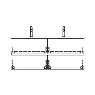 Unterbau ME BY STARCK GATTO 128,0 x 58,0 x 48,0 cm