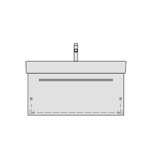 Unterbau VAL TORO 90,0 x 44,0 x 40,0 cm