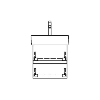 Unterbau VAL GATTO 40,0 x 40,0 x 39,0 cm