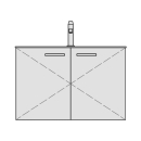 Unterbau FINION TORO 79,0 x 50,0 x 49,5 cm