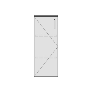 Halbhochschrank TORO 35,0-50,0 x 70,0-135,0 x