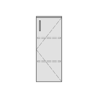Halbhochschrank TORO 35,0-50,0 x 70,0-135,0 x