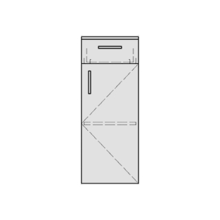Halbhochschrank TORO 35,0-50,0 x 70,0-135,0 x