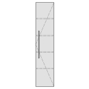 Hochschrank TORO 35,0 x 170,0 x 35,0 cm
