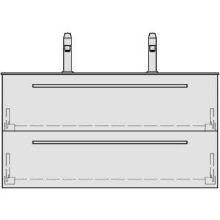 Unterbau FINION RANA 99,0 x 52,0 x 49,5 cm