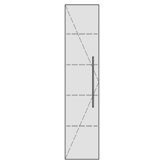 Hochschrank RANA 35,0 x 160,0 x 35,0 cm
