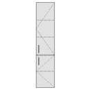 Hochschrank RANA 35,0 x 180,0 x 35,0 cm
