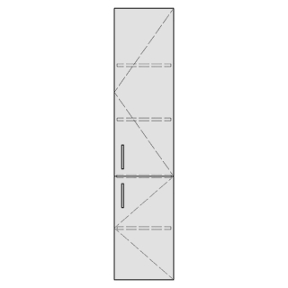 Hochschrank RANA 30,0-50,0 x 140,0-180,0 x